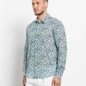 Vilebrequin Caracal Printed Shirt in Organic Voile